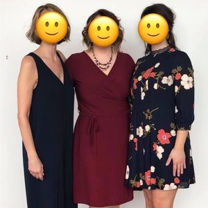 LAUREN CONRAD floral pleated minidress